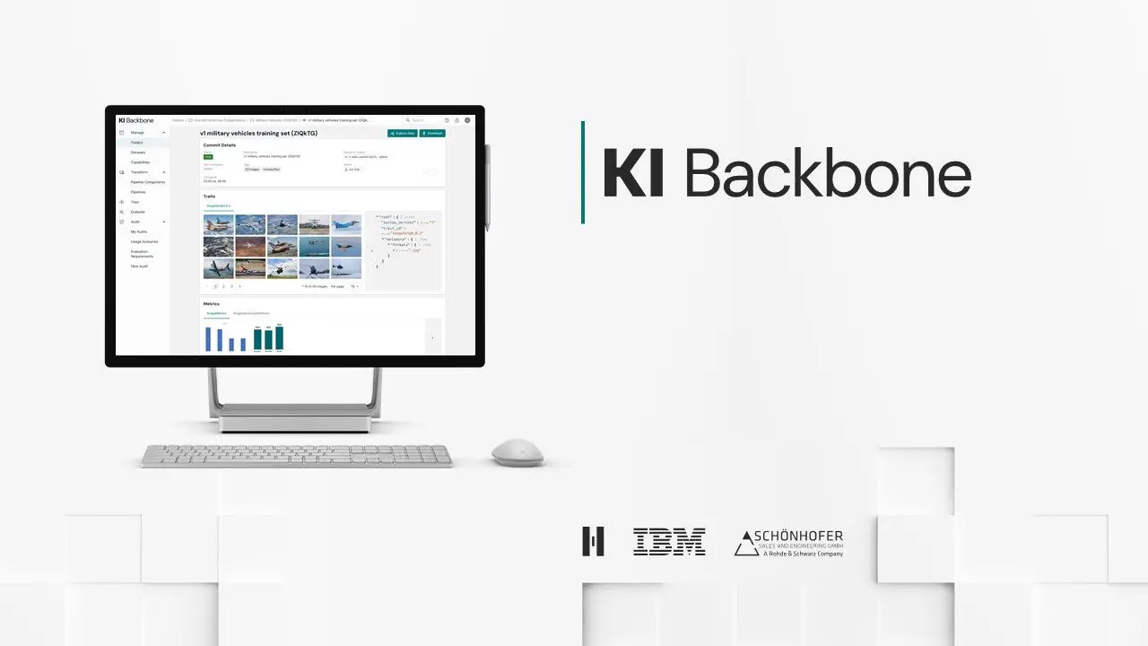 KI Backbone — Plattform-Oberfläche: Dataset-Verwaltung, Traits und Metriken im FCAS-Konsortium