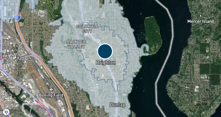 Geospatial-Location-Intelligence-Modellierung für die Standortanalyse im Einzelhandel